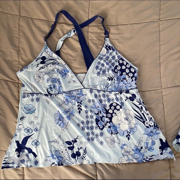 NWT- Women’s Apt 9 - two piece set floral sleepwear cami top and shorts- XXL - Picture 5 of 8